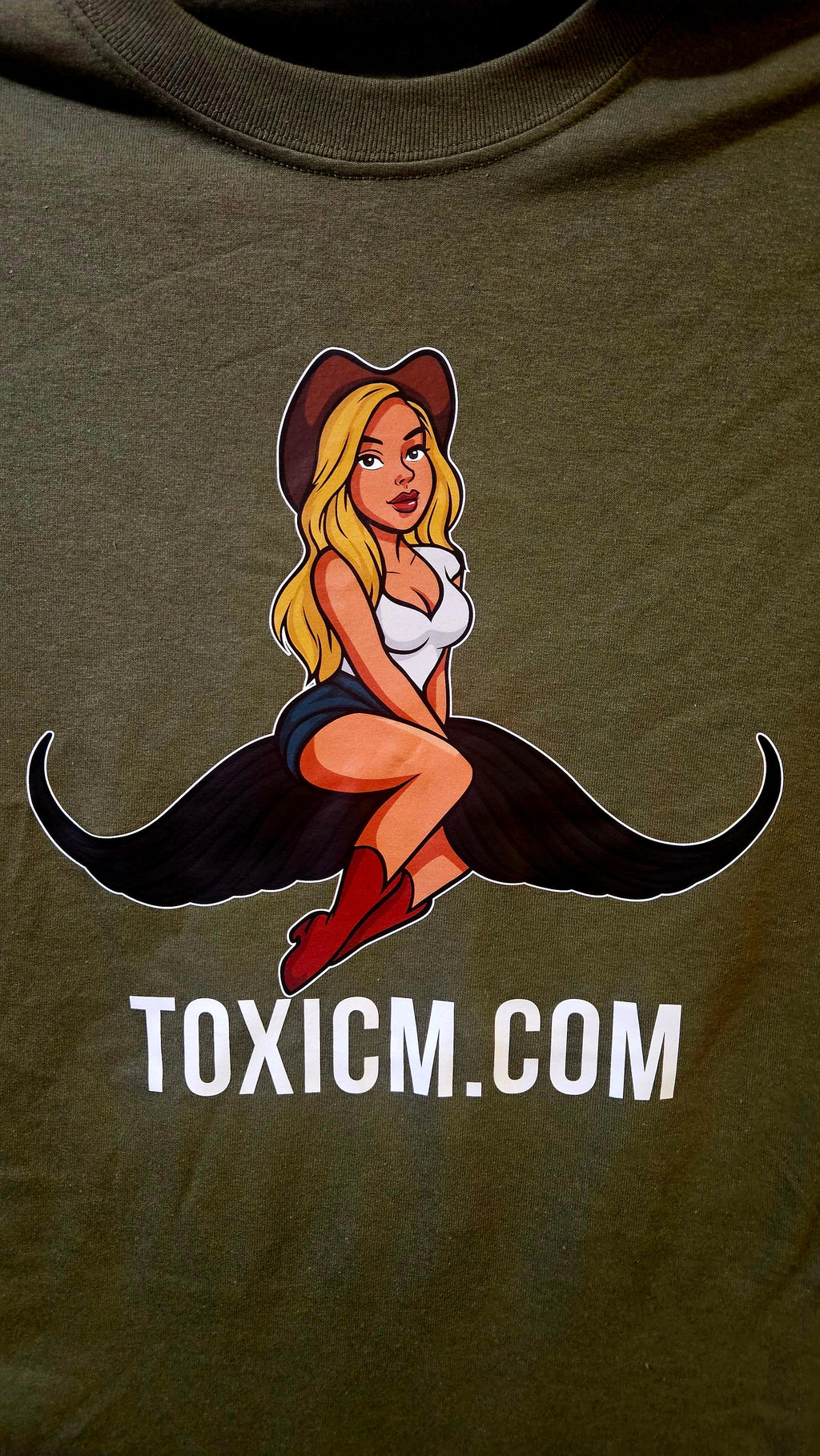 New! - Mustache Ride WWII style bomber Pinup Girl shirts