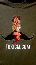 New! - Mustache Ride WWII style bomber Pinup Girl shirts